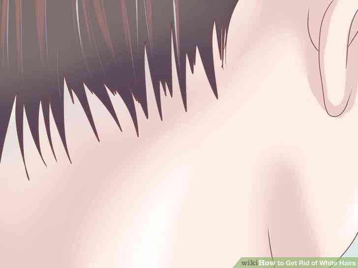 Image intitulé de se Débarrasser des Cheveux Blancs à l